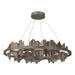Hubbardton Forge - LED Pendant - Hildene - Dark Smoke- Union Lighting Luminaires Decor