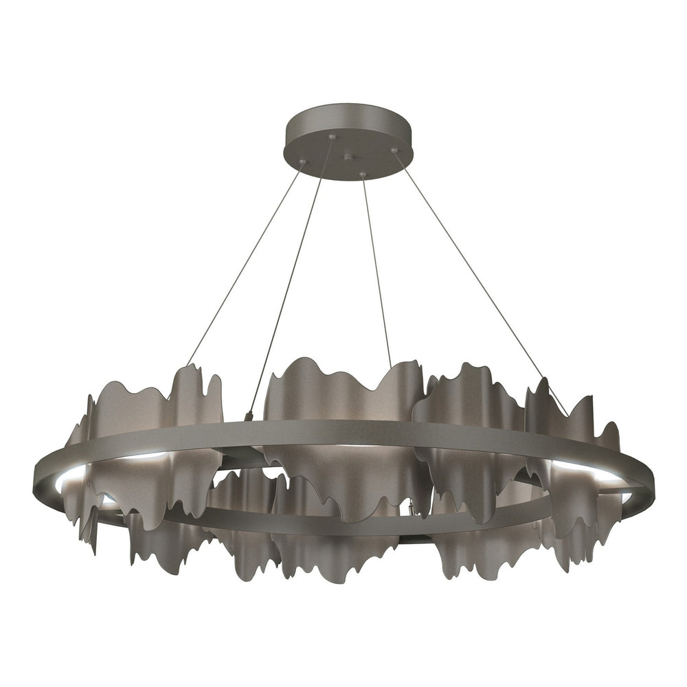 Hubbardton Forge - LED Pendant - Hildene - Dark Smoke- Union Lighting Luminaires Decor