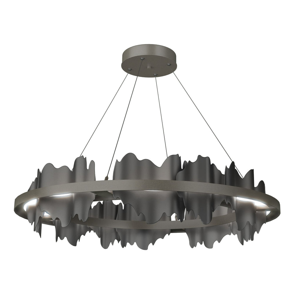 Hubbardton Forge - LED Pendant - Hildene - Dark Smoke- Union Lighting Luminaires Decor