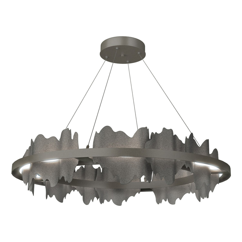 Hubbardton Forge - LED Pendant - Hildene - Dark Smoke- Union Lighting Luminaires Decor