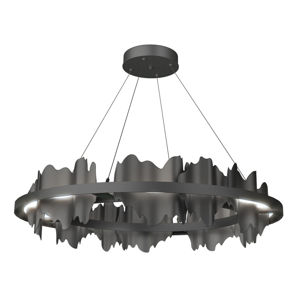 Hubbardton Forge - LED Pendant - Hildene - Black- Union Lighting Luminaires Decor