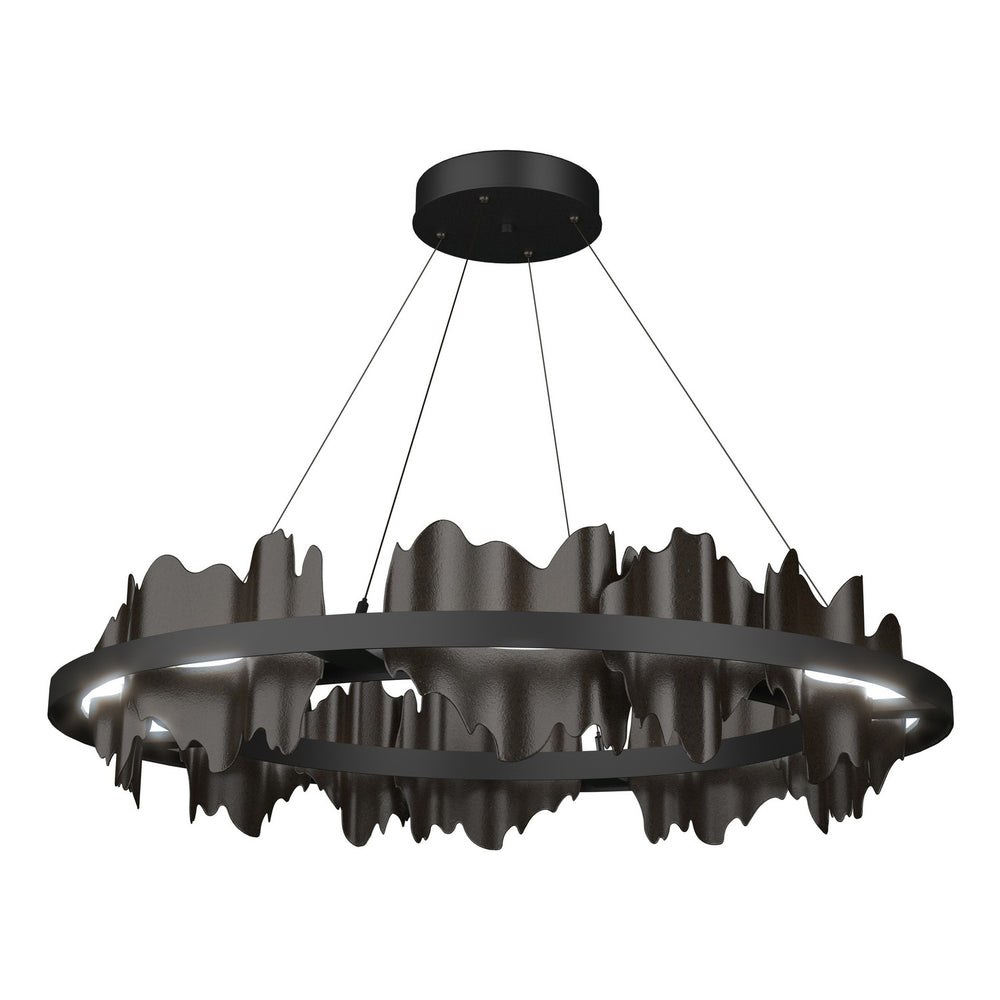 Hubbardton Forge - LED Pendant - Hildene - Black- Union Lighting Luminaires Decor
