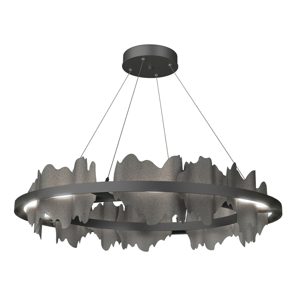 Hubbardton Forge - LED Pendant - Hildene - Black- Union Lighting Luminaires Decor