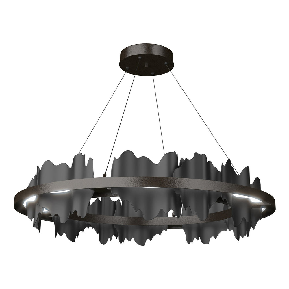 Hubbardton Forge - LED Pendant - Hildene - Oil Rubbed Bronze- Union Lighting Luminaires Decor