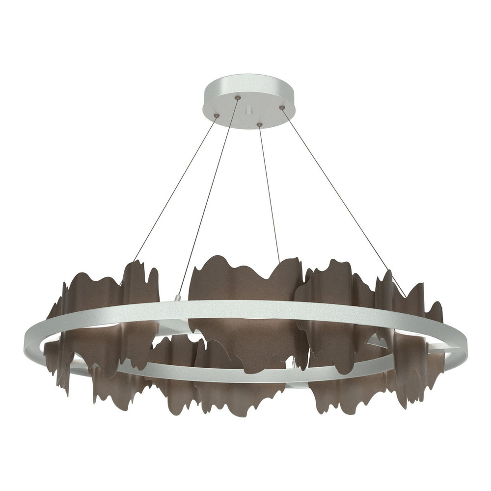 Hubbardton Forge - LED Pendant - Hildene - Vintage Platinum- Union Lighting Luminaires Decor