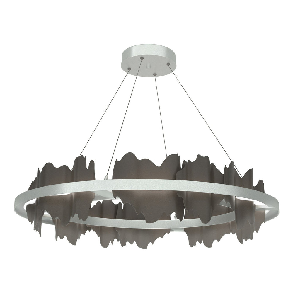 Hubbardton Forge - LED Pendant - Hildene - Vintage Platinum- Union Lighting Luminaires Decor