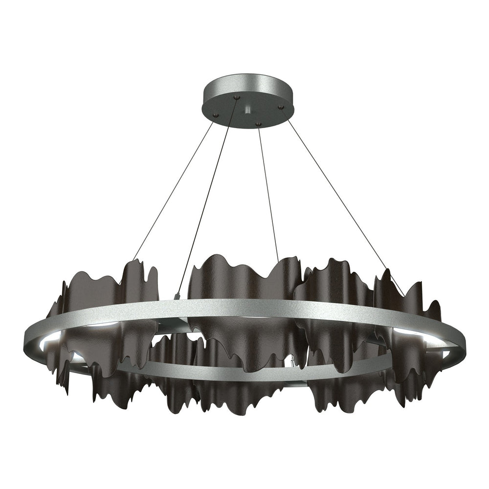 Hubbardton Forge - LED Pendant - Hildene - Vintage Platinum- Union Lighting Luminaires Decor
