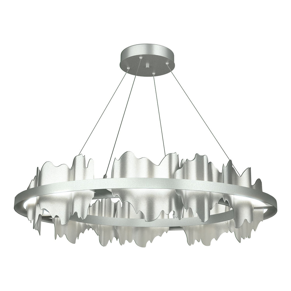 Hubbardton Forge - LED Pendant - Hildene - Vintage Platinum- Union Lighting Luminaires Decor
