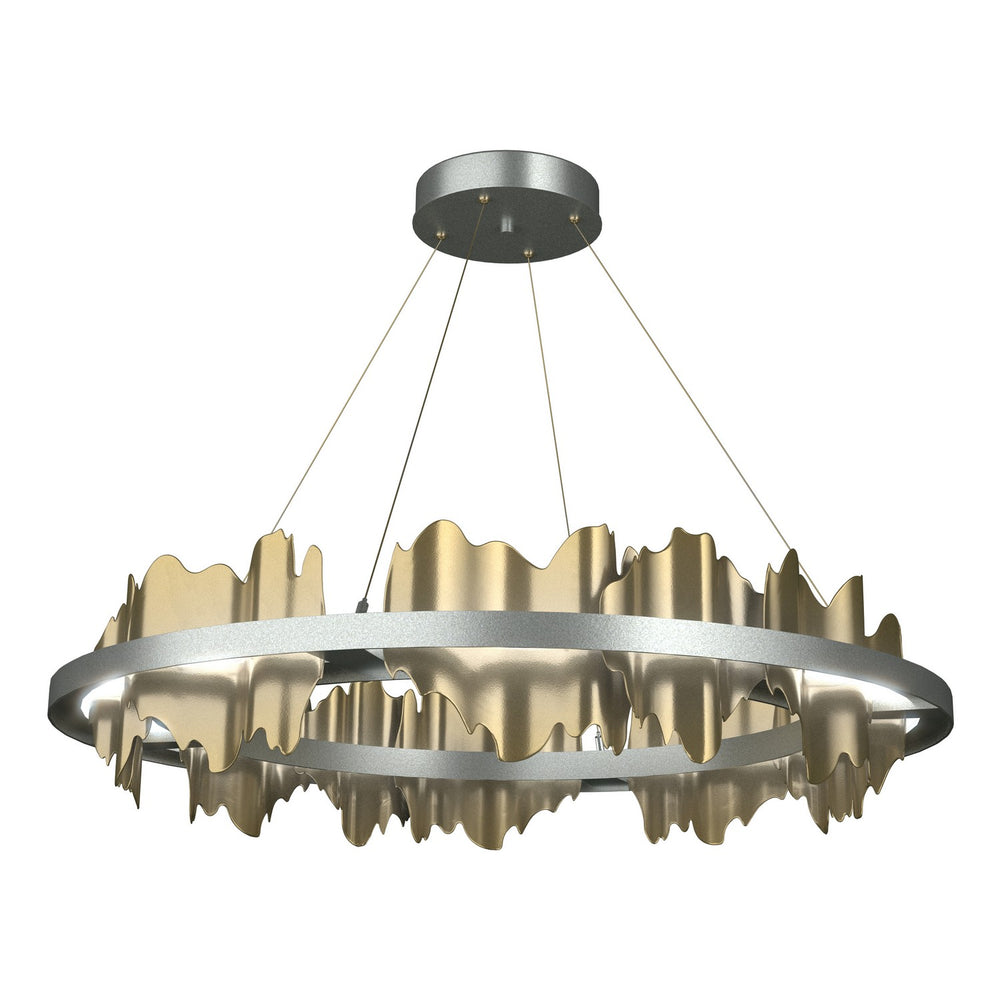 Hubbardton Forge - LED Pendant - Hildene - Vintage Platinum- Union Lighting Luminaires Decor