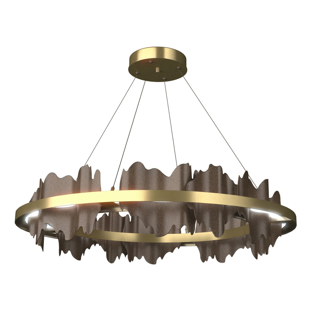 Hubbardton Forge - LED Pendant - Hildene - Modern Brass- Union Lighting Luminaires Decor