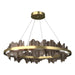 Hubbardton Forge - LED Pendant - Hildene - Modern Brass- Union Lighting Luminaires Decor