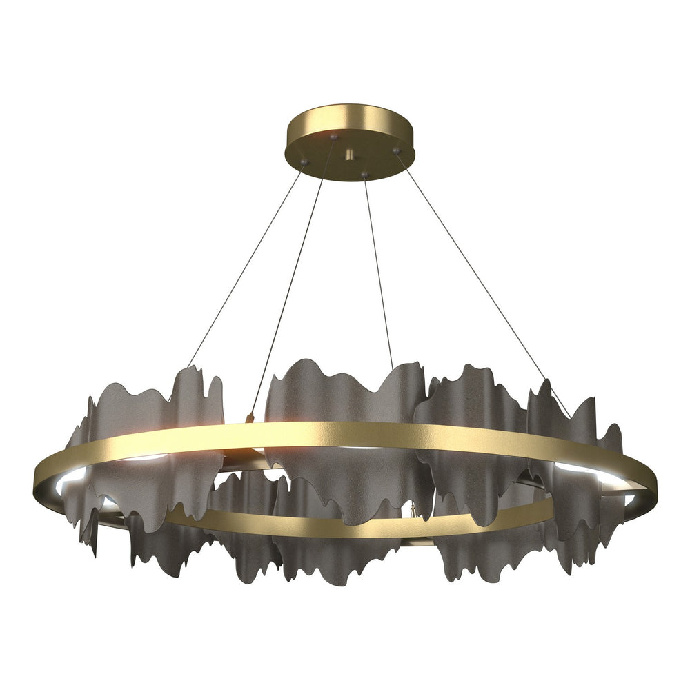 Hubbardton Forge - LED Pendant - Hildene - Modern Brass- Union Lighting Luminaires Decor