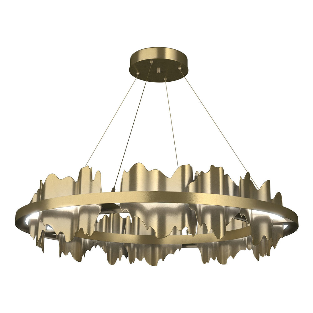 Hubbardton Forge - LED Pendant - Hildene - Modern Brass- Union Lighting Luminaires Decor