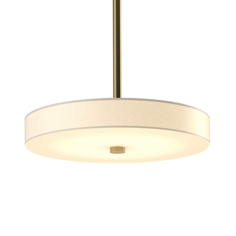 Hubbardton Forge - LED Pendant - Disq - Modern Brass- Union Lighting Luminaires Decor