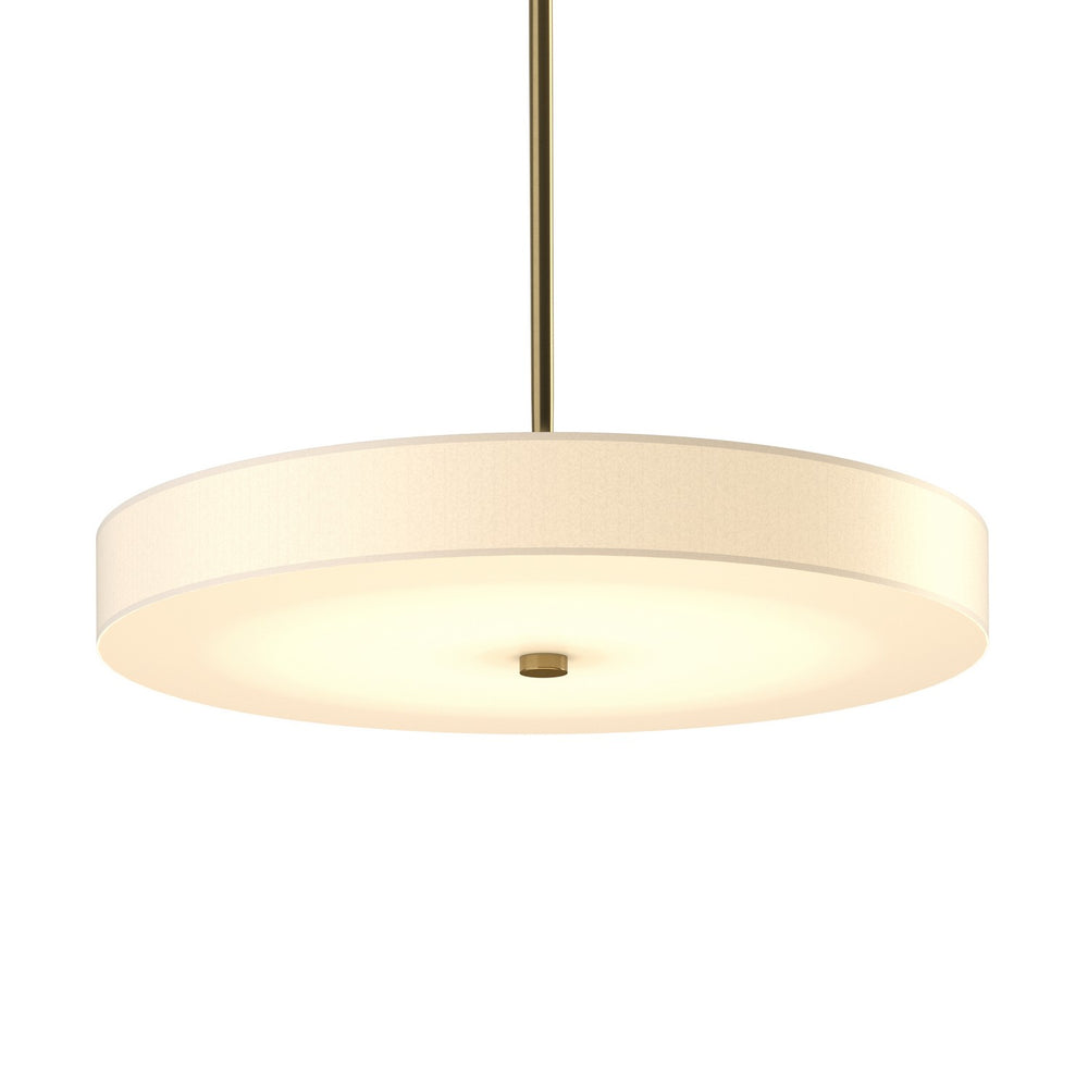 Hubbardton Forge - LED Pendant - Disq - Modern Brass- Union Lighting Luminaires Decor