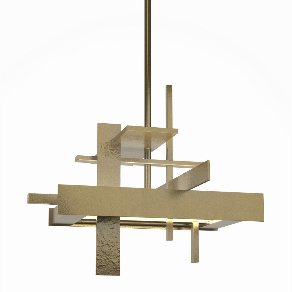 Hubbardton Forge - LED Pendant - Planar - Modern Brass- Union Lighting Luminaires Decor