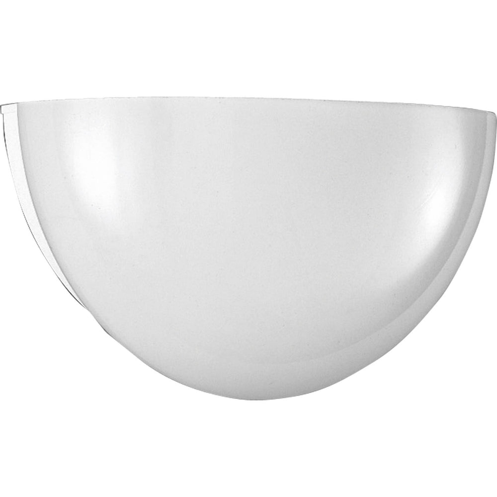 Progress Canada - One Light Wall Sconce - Incandescent Glass Wall Sconces - White- Union Lighting Luminaires Decor