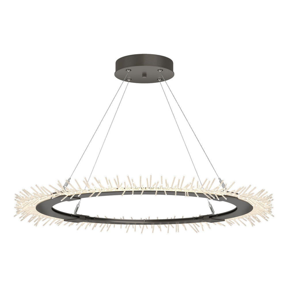 Hubbardton Forge - LED Pendant - Anemone - Dark Smoke- Union Lighting Luminaires Decor