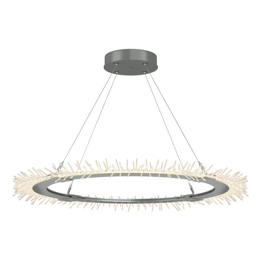 Hubbardton Forge - LED Pendant - Anemone - Vintage Platinum- Union Lighting Luminaires Decor