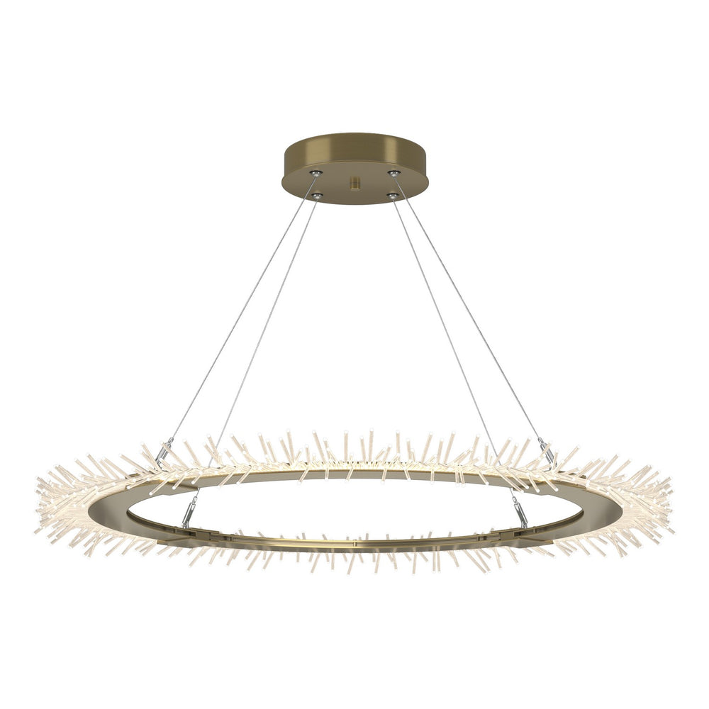 Hubbardton Forge - LED Pendant - Anemone - Modern Brass- Union Lighting Luminaires Decor