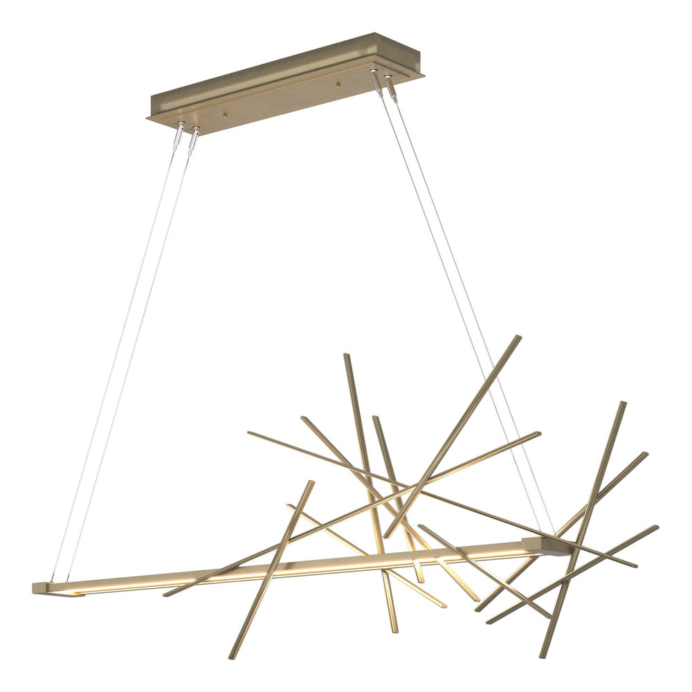 Hubbardton Forge - LED Pendant - Cascade - Soft Gold- Union Lighting Luminaires Decor