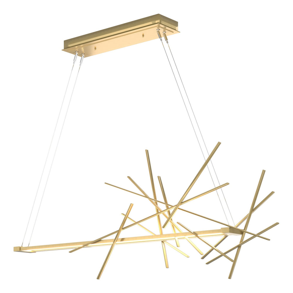 Hubbardton Forge - LED Pendant - Cascade - Modern Brass- Union Lighting Luminaires Decor