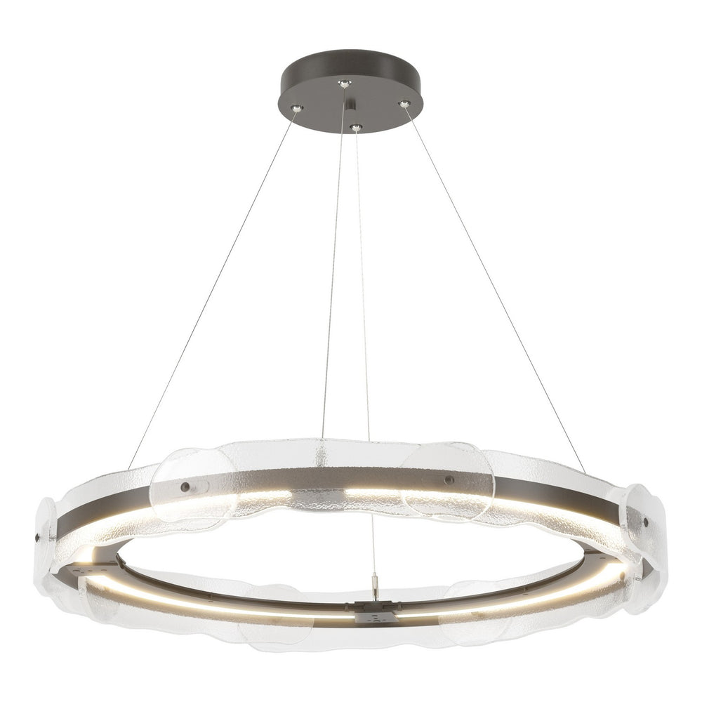 Hubbardton Forge - LED Pendant - Solstice - Dark Smoke- Union Lighting Luminaires Decor