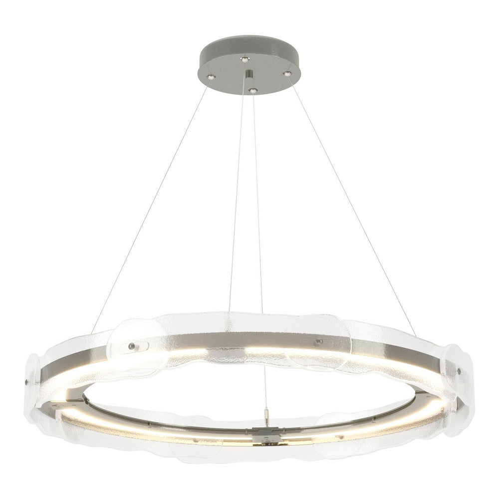 Hubbardton Forge - LED Pendant - Solstice - Sterling- Union Lighting Luminaires Decor