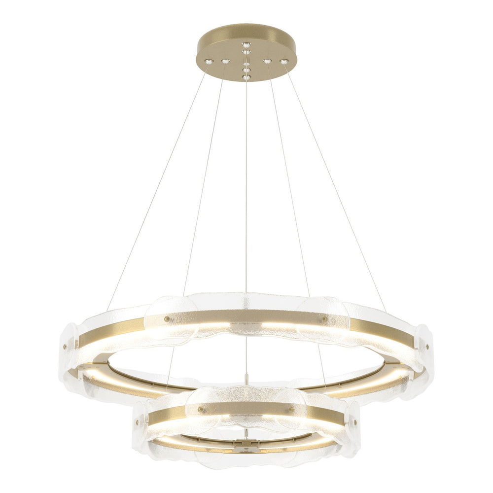 Hubbardton Forge - LED Pendant - Solstice - Modern Brass- Union Lighting Luminaires Decor