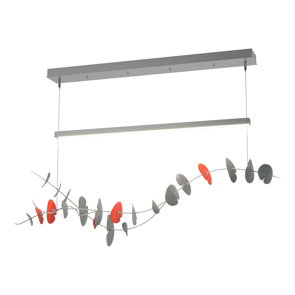 Hubbardton Forge - LED Pendant - Lily - Vintage Platinum- Union Lighting Luminaires Decor