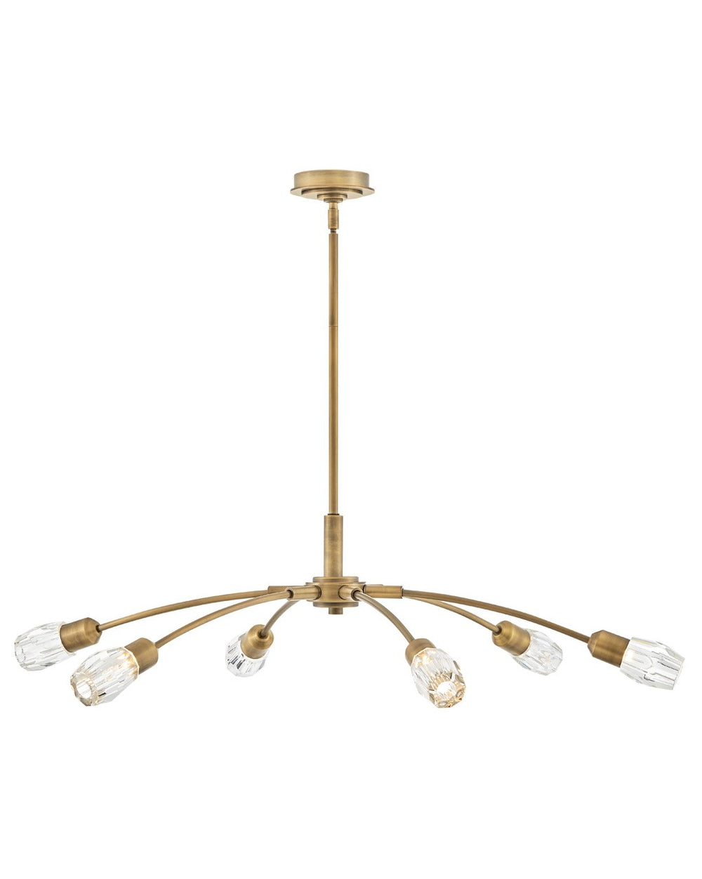 Fredrick Ramond Canada - LED Chandelier - Atera - Heritage Brass- Union Lighting Luminaires Decor