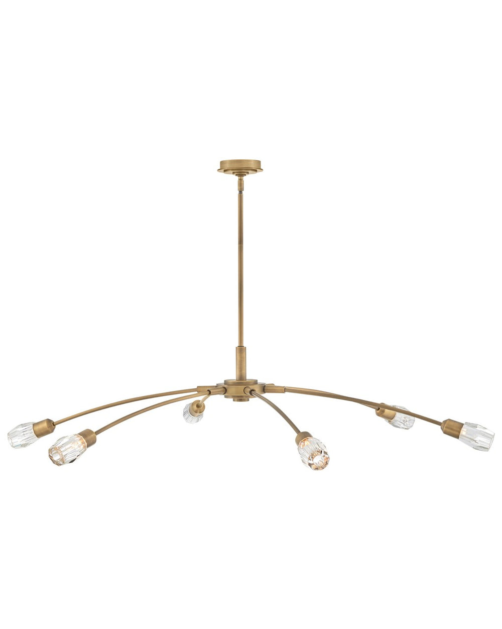 Fredrick Ramond Canada - LED Chandelier - Atera - Heritage Brass- Union Lighting Luminaires Decor