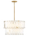 Fredrick Ramond Canada - LED Chandelier - Simone - Burnished Gold- Union Lighting Luminaires Decor