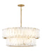 Fredrick Ramond Canada - LED Chandelier - Simone - Burnished Gold- Union Lighting Luminaires Decor