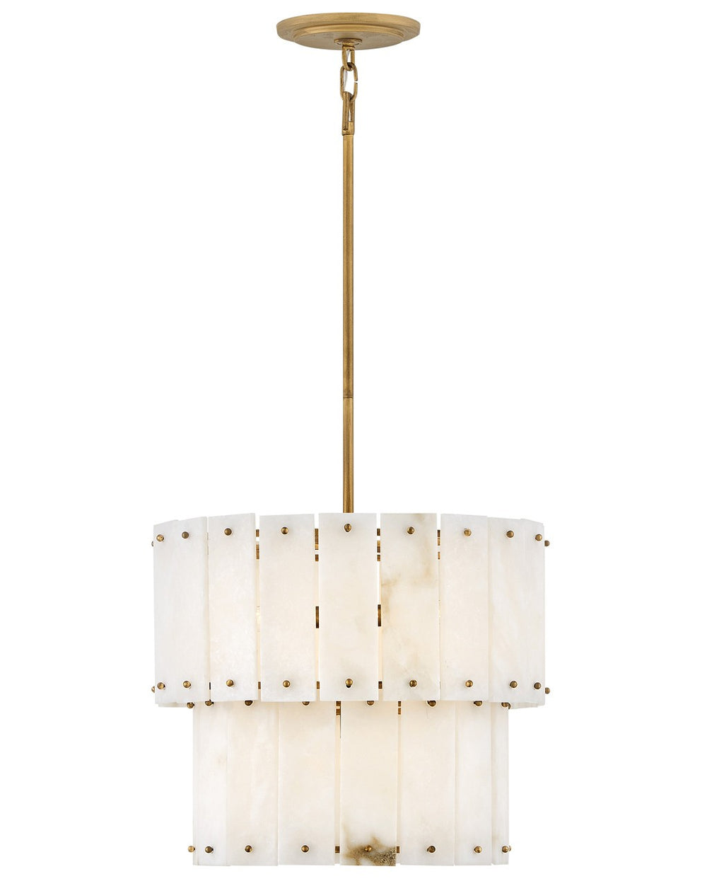 Fredrick Ramond Canada - LED Semi-Flush Mount - Simone - Burnished Gold- Union Lighting Luminaires Decor
