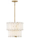 Fredrick Ramond Canada - LED Semi-Flush Mount - Simone - Burnished Gold- Union Lighting Luminaires Decor