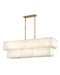 Fredrick Ramond Canada - LED Linear Chandelier - Simone - Burnished Gold- Union Lighting Luminaires Decor