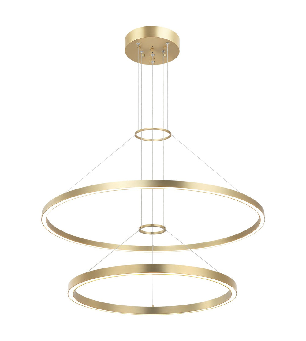 Matteo Canada - LED Chandelier - O'Hara - Brushed Gold- Union Lighting Luminaires Decor