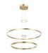 Matteo Canada - LED Chandelier - O'Hara - Brushed Gold- Union Lighting Luminaires Decor