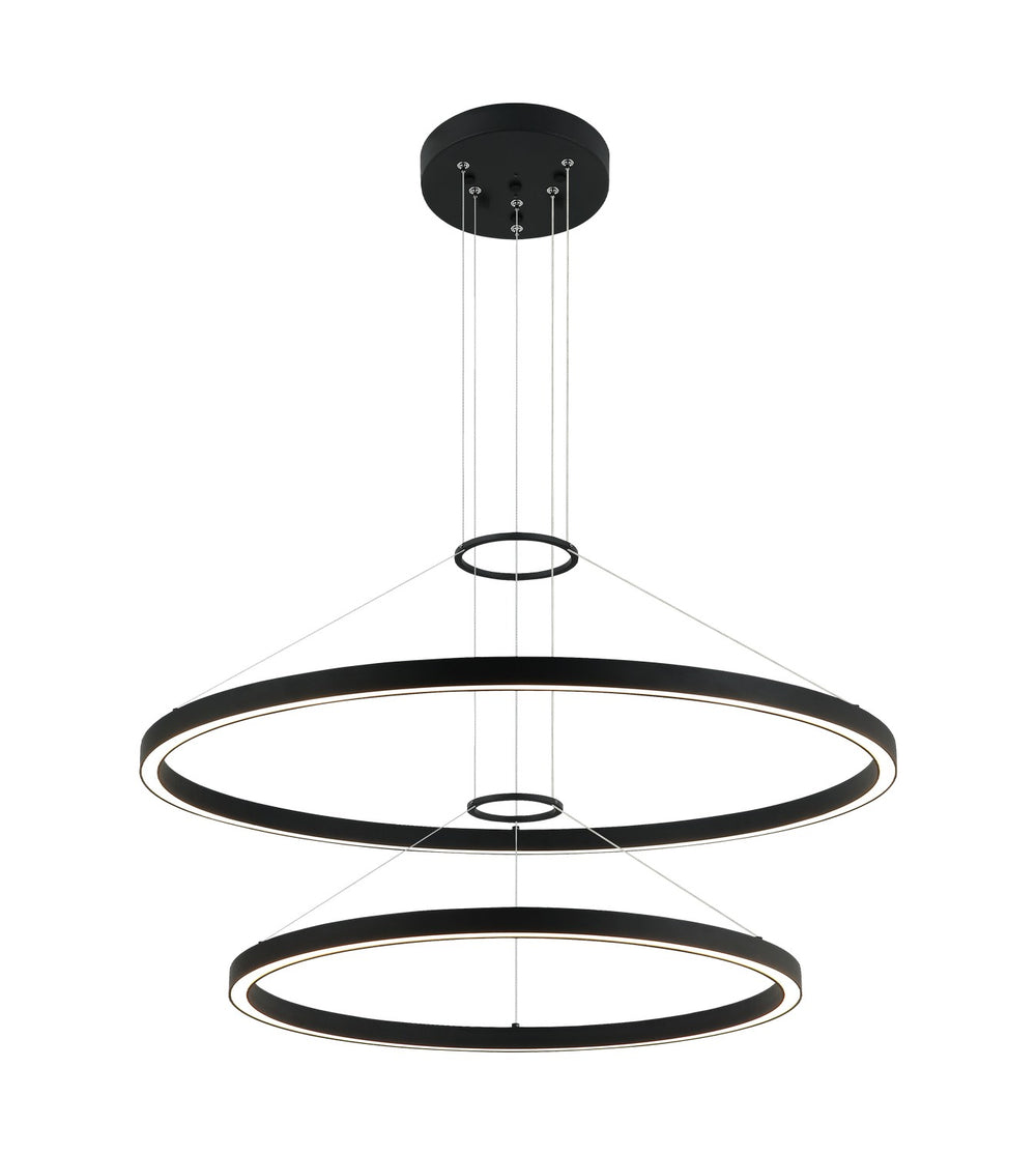Matteo Canada - LED Chandelier - O'Hara - Matte Black- Union Lighting Luminaires Decor