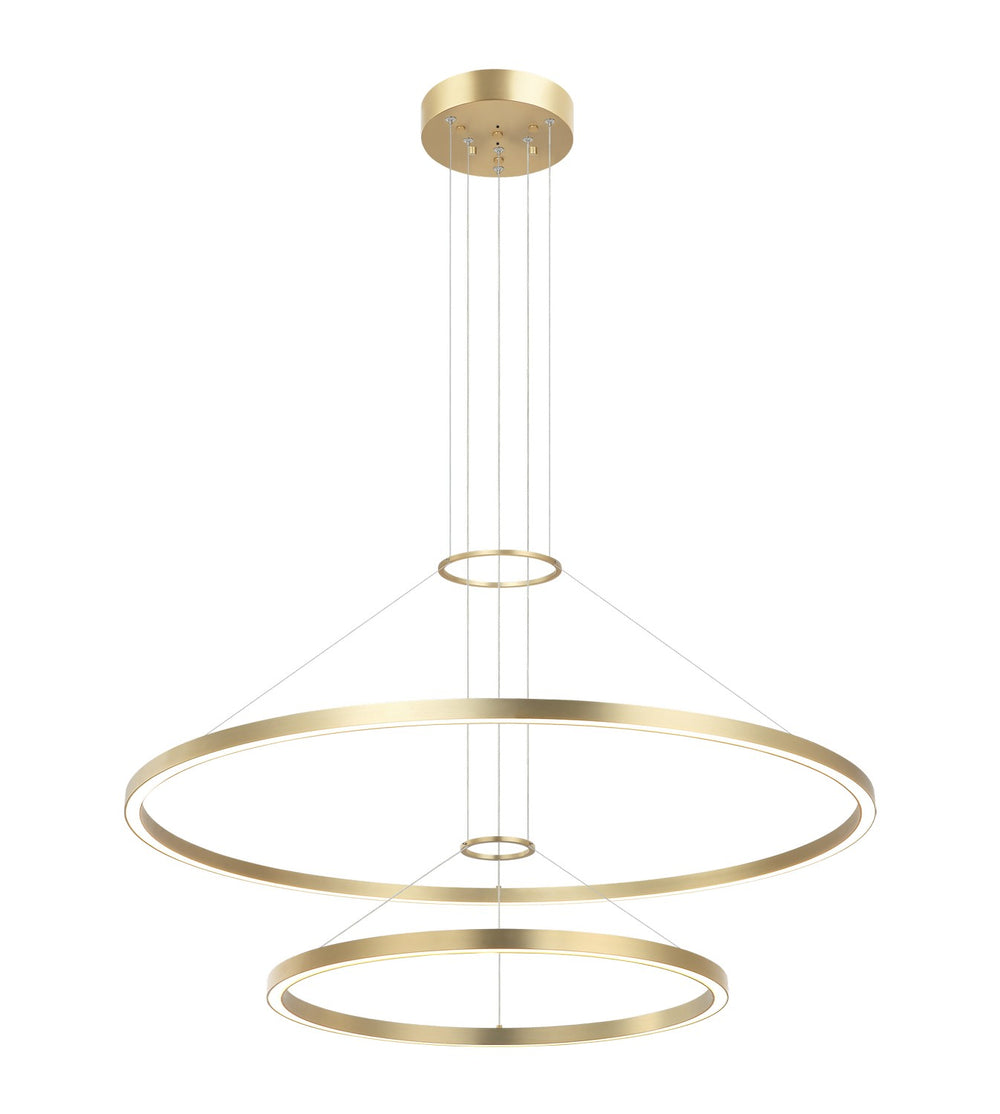 Matteo Canada - LED Chandelier - O'Hara - Brushed Gold- Union Lighting Luminaires Decor