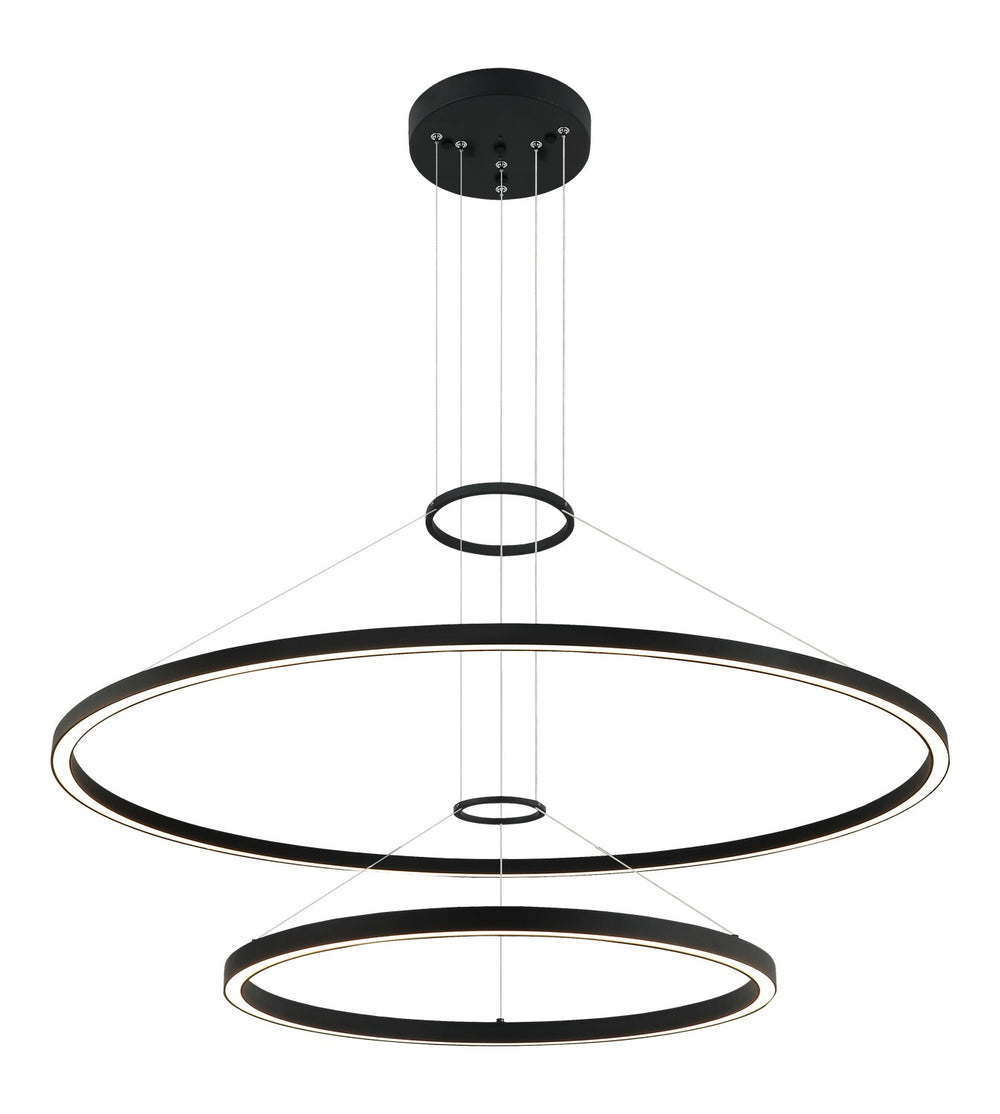 Matteo Canada - LED Chandelier - O'Hara - Matte Black- Union Lighting Luminaires Decor
