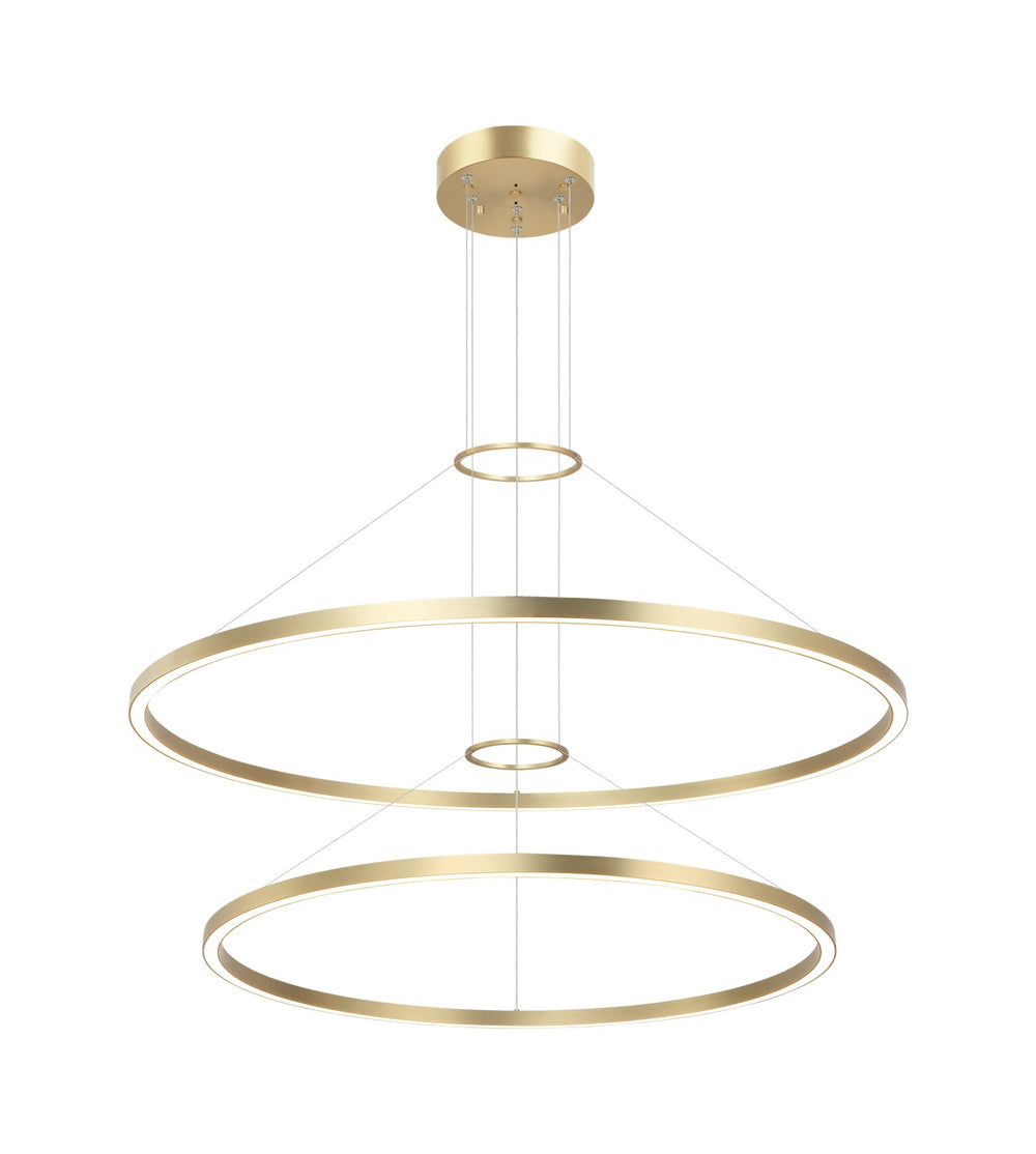 Matteo Canada - LED Chandelier - O'Hara - Brushed Gold- Union Lighting Luminaires Decor