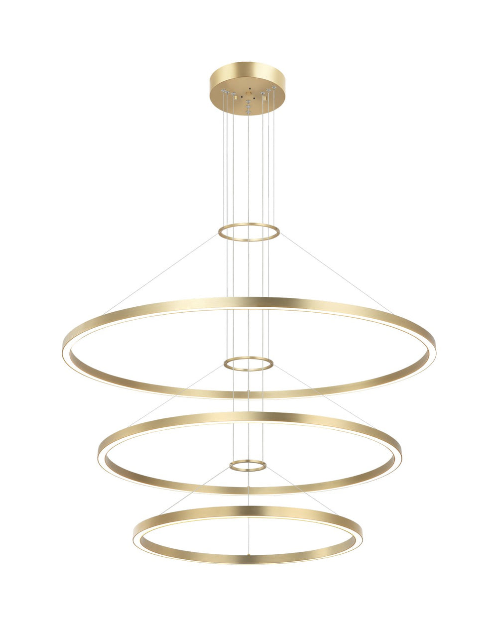 Matteo Canada - LED Chandelier - O'Hara - Brushed Gold- Union Lighting Luminaires Decor