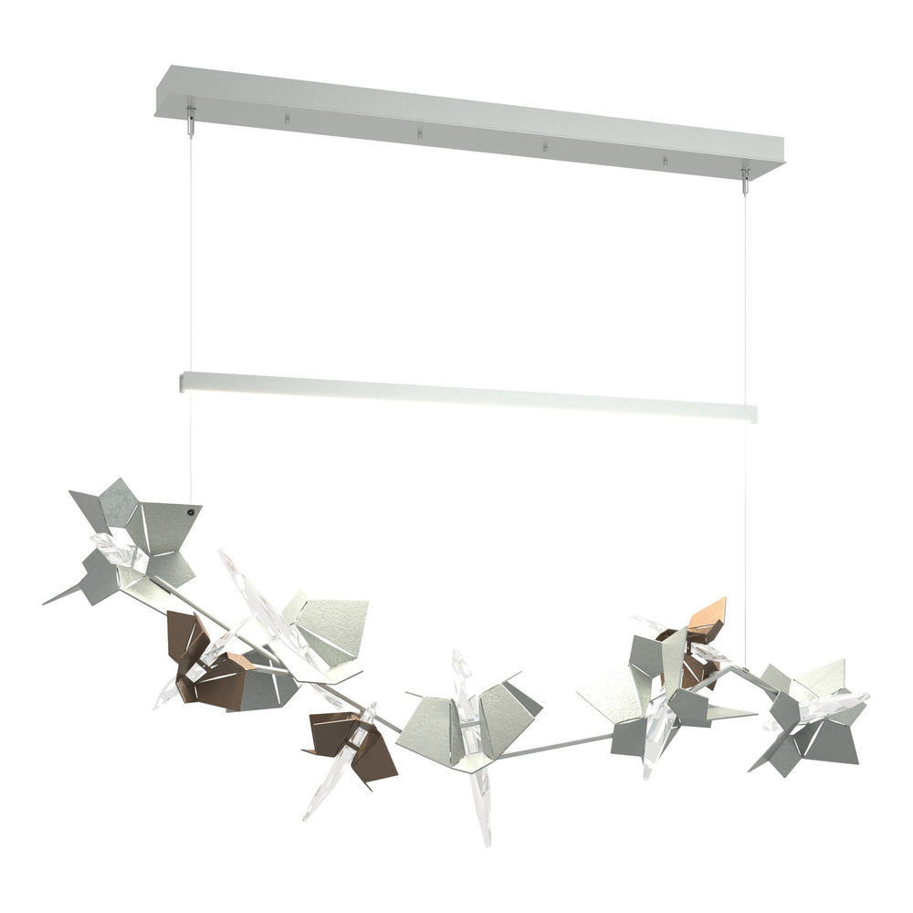 Hubbardton Forge - LED Pendant - Belladonna - Vintage Platinum- Union Lighting Luminaires Decor
