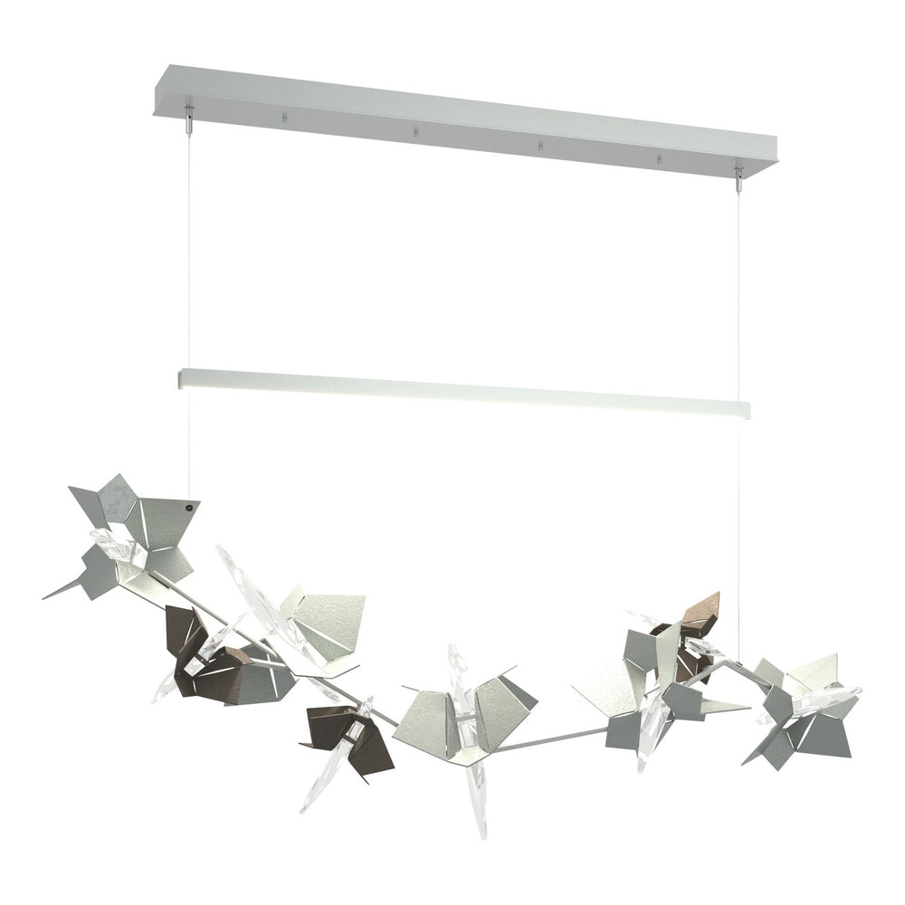 Hubbardton Forge - LED Pendant - Belladonna - Vintage Platinum- Union Lighting Luminaires Decor