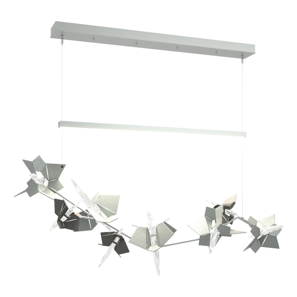 Hubbardton Forge - LED Pendant - Belladonna - Vintage Platinum- Union Lighting Luminaires Decor