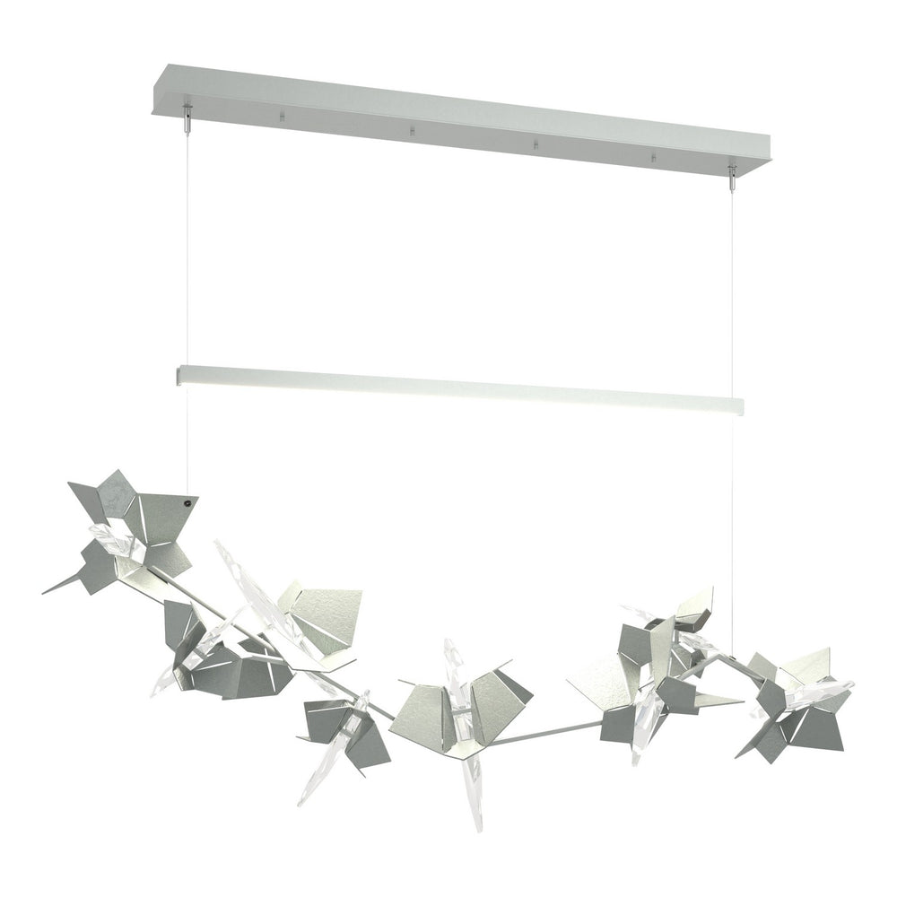 Hubbardton Forge - LED Pendant - Belladonna - Vintage Platinum- Union Lighting Luminaires Decor