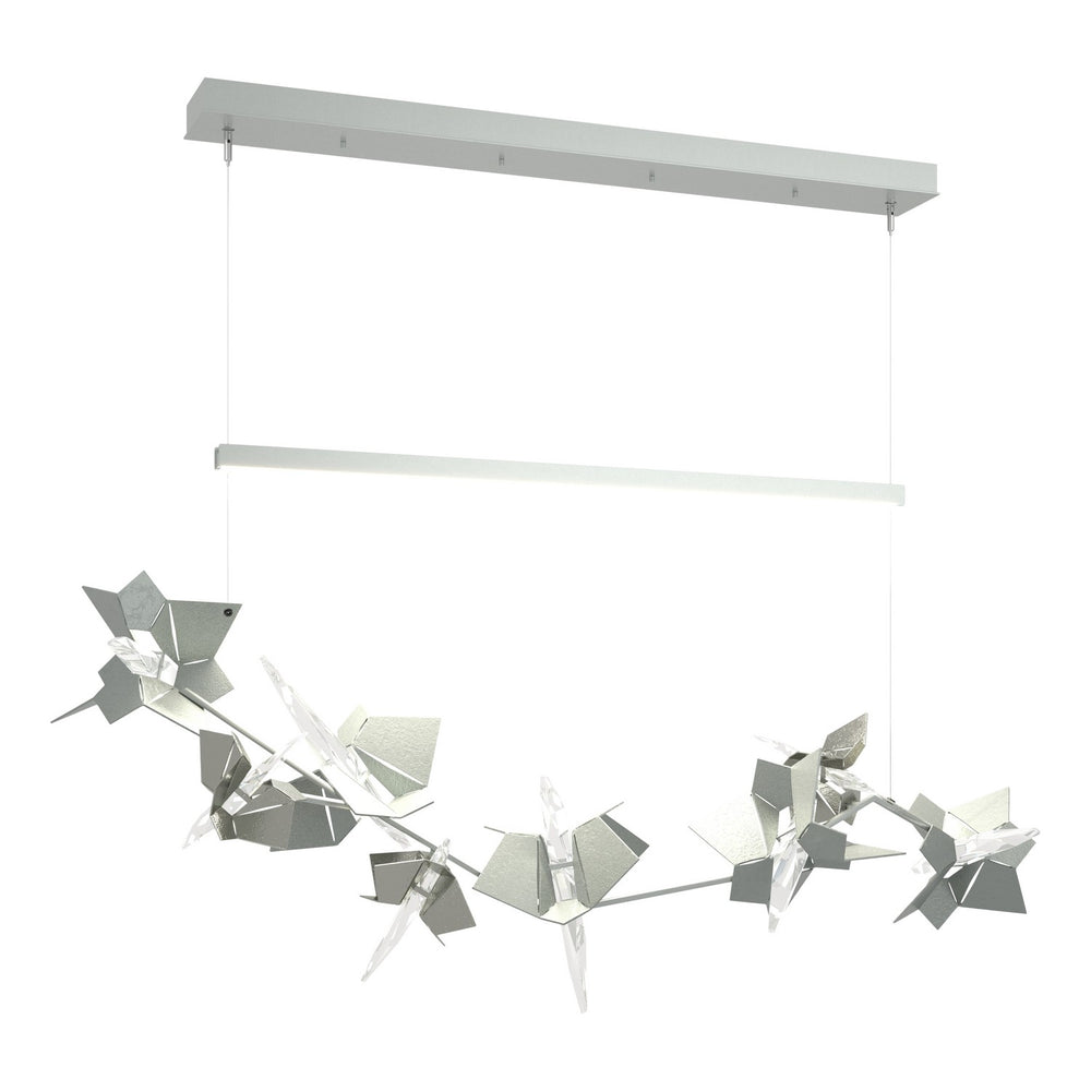 Hubbardton Forge - LED Pendant - Belladonna - Vintage Platinum- Union Lighting Luminaires Decor