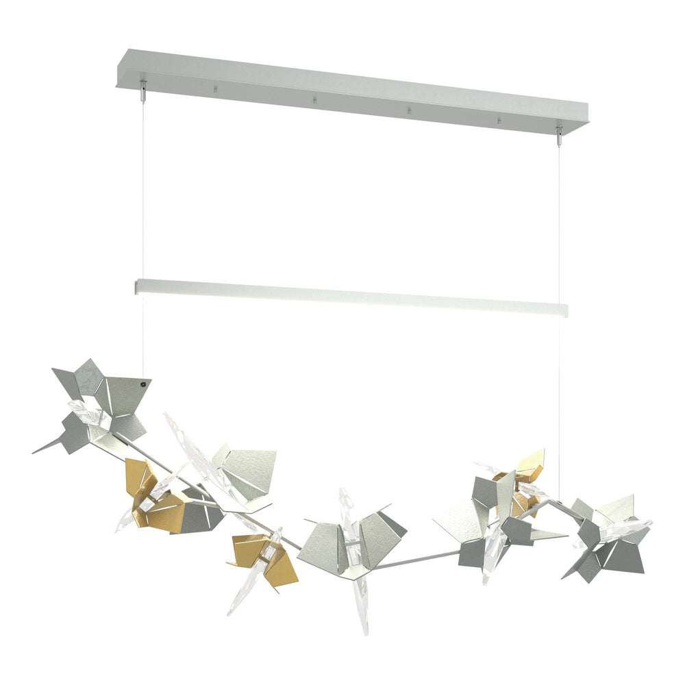 Hubbardton Forge - LED Pendant - Belladonna - Vintage Platinum- Union Lighting Luminaires Decor